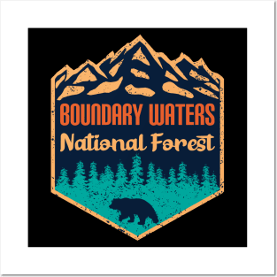 Boundary waters national forest Posters and Art
